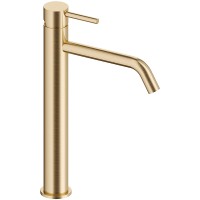 Смеситель для раковины AQUAme Siena AQM6214BG Шлифованное золото латунь