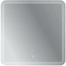 Зеркало Cezares Duet 80 CZR-SPC-DUET-800-800-LED-TCH с подсветкой с лазерной гравировкой и сенсорным выключателем стекло