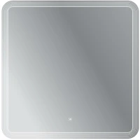 Зеркало Cezares Duet 80 CZR-SPC-DUET-800-800-LED-TCH с подсветкой с лазерной гравировкой и сенсорным выключателем стекло