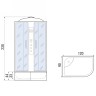 Душевая кабина River Dunay XL 120x90 MT L 10000006180 с поддоном