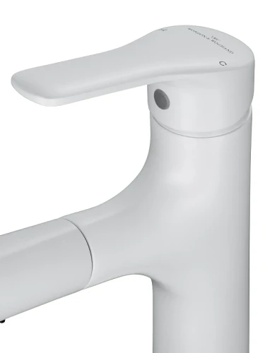 Смеситель для раковины Wonzon & Woghand WW-AE4151-MW цвет Белый матовый