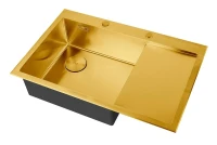 Кухонная мойка ZorG Lux Bronze 78 L LUX 7851-L BRONZE цвет Бронза