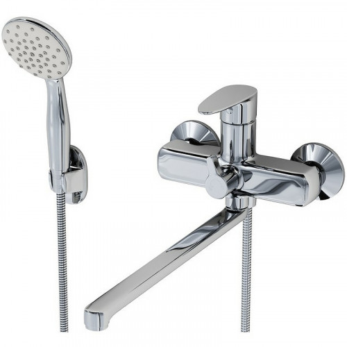 Смеситель для ванны Aringa Рейн AR02001CH универсальный Хром латунь на стену