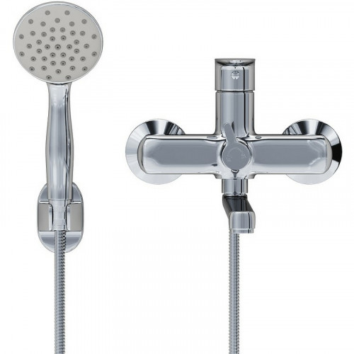 Смеситель для ванны Aringa Рейн AR02001CH универсальный Хром латунь на стену