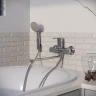 Смеситель для ванны Aringa Рейн AR02001CH универсальный Хром латунь на стену