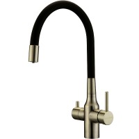 Смеситель для кухни Paulmark Salix Sa213419-BR Бронза латунь