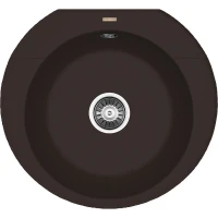 Кухонная мойка Florentina Эльба-555 20.145.C0555.303 Мокко искусственный камень (литьевой мрамор) встраиваемый