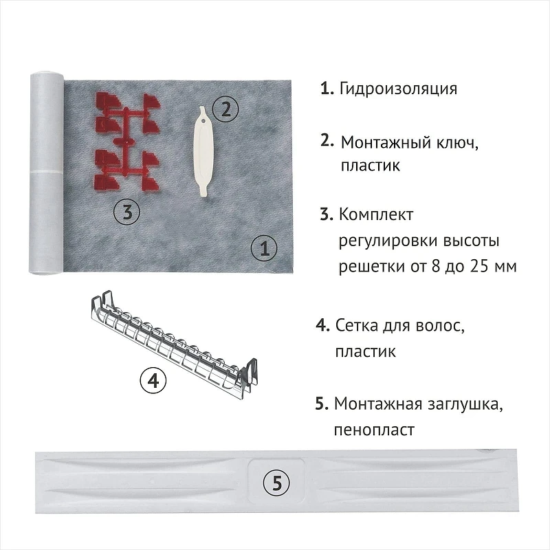Душевой лоток Berges Super Slim 700 092053 с решеткой цвет Золото глянец