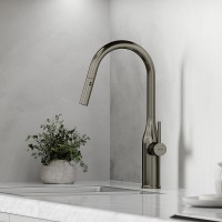 Смеситель для кухни Sancos Grand SC4002GG Вороненная сталь латунь