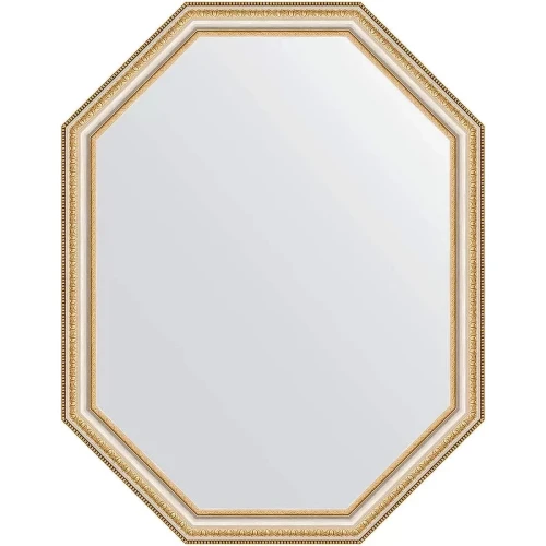 Зеркало Evoform Octagon 71х91 BY 7052 в багетной раме - Золотые бусы на серебре 60 мм стекло