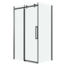 Душевой уголок Grossman Classic 140x70 120.K33.04.1470.21.00 профиль Черный матовый стекло прозрачное