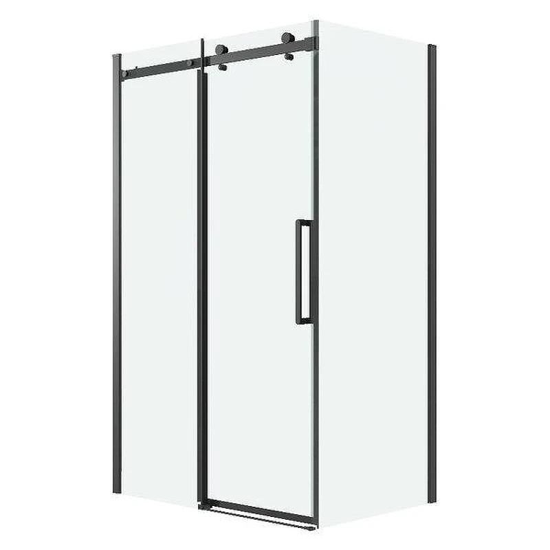 Душевой уголок Grossman Classic 140x70 120.K33.04.1470.21.00 профиль Черный матовый стекло прозрачное