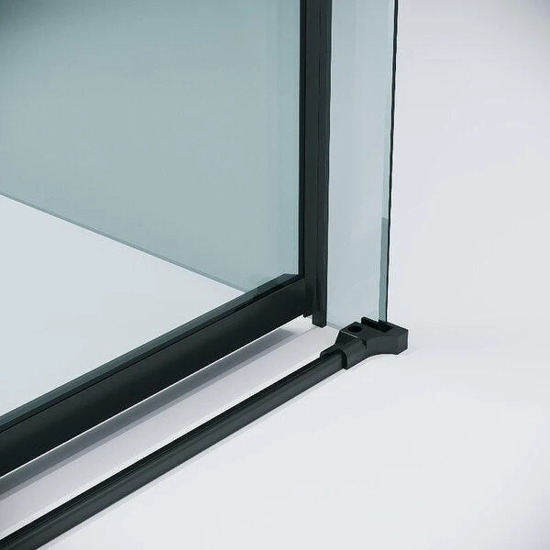 Душевой уголок Grossman Classic 140x70 120.K33.04.1470.21.00 профиль Черный матовый стекло прозрачное