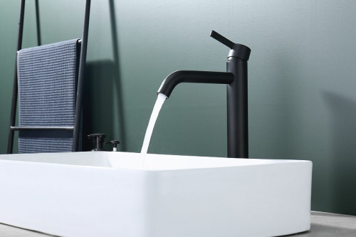 Смеситель для раковины Splenka S221.15.06 Черный матовый нержавеющая сталь