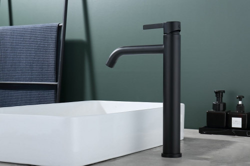 Смеситель для раковины Splenka S221.15.06 Черный матовый нержавеющая сталь