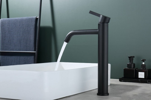 Смеситель для раковины Splenka S221.15.06 Черный матовый нержавеющая сталь