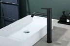 Смеситель для раковины Splenka S221.15.06 Черный матовый нержавеющая сталь