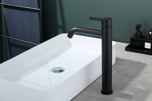 Смеситель для раковины Splenka S221.15.06 Черный матовый нержавеющая сталь