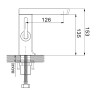 Смеситель для раковины Rose R18 R1801 Хром латунь