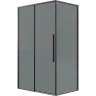 Душевой уголок Grossman Galaxy 130х80 120.K33.01.1380.21.10 профиль Черный матовый стекло тонированное