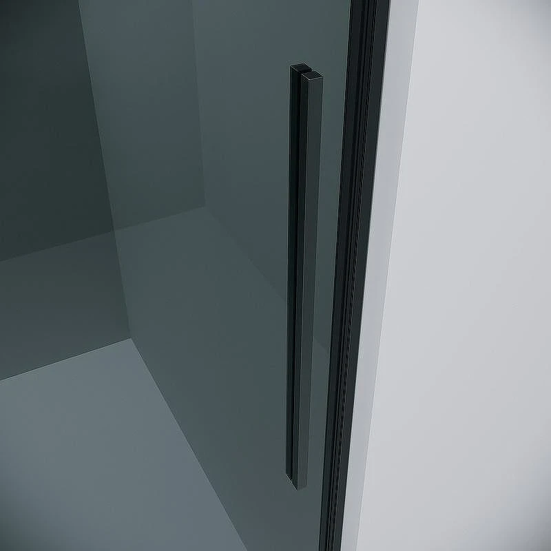 Душевой уголок Grossman Galaxy 130х80 120.K33.01.1380.21.10 профиль Черный матовый стекло тонированное
