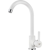 Смеситель для кухни Melodia della vita Ostessa MDV35116_wt Белый латунь