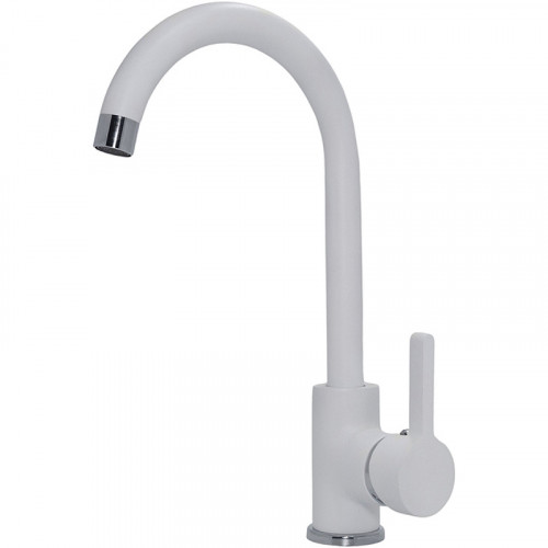 Смеситель для кухни Melodia della vita Ostessa MDV35116_wt Белый латунь