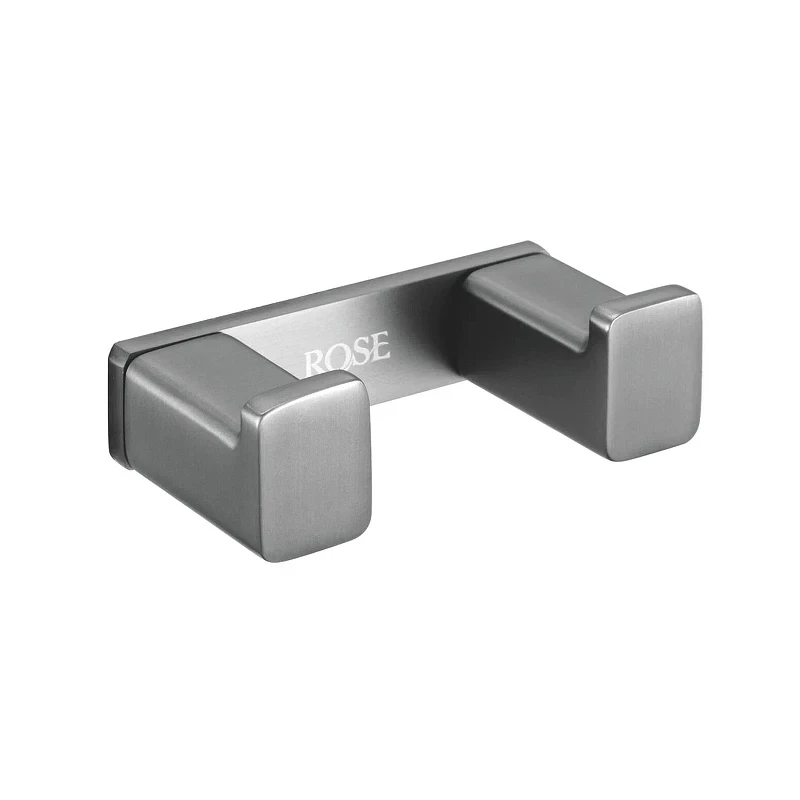 Двойной крючок Rose RG18T RG1821T цвет Пепельный