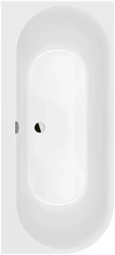 Квариловая ванна Villeroy&Boch Oberon 2.1 180x80 R UBQ180OBN9CR00VD01 цвет Альпийский белый
