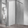 Душевая перегородка Vincea Walk-In 90 VSW-1H900CLB профиль Черный матовый стекло прозрачное