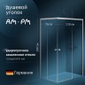 Душевой уголок AM.PM X-Joy 120х80 W94G-403-12080-MТ профиль Хром матовый стекло прозрачное