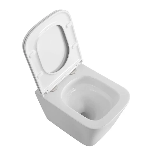 Унитаз BelBagno Ardente-R BB520CH-TOR/SC подвесной цвет Белый с сиденьем Микролифт
