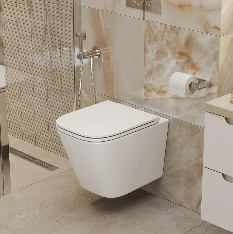 Унитаз BelBagno Ardente-R BB520CH-TOR/SC подвесной цвет Белый с сиденьем Микролифт