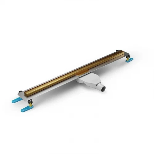 Душевой трап New Trendy VISIO SLIM 100x3 OL-0085 цвет Золото брашированное