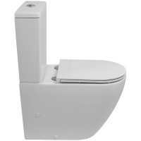 Унитаз компакт BelBagno Sfera-Tor BB2141CP-TOR без бачка и сиденья фаянс напольный
