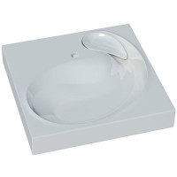 Раковина Stella Polar Бьянка 60 SP-00000797 на стиральную машину Белая