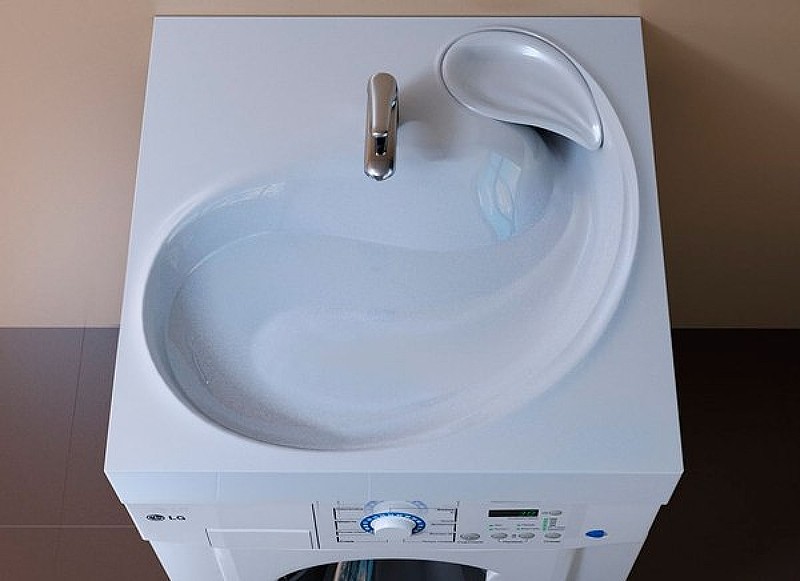 Раковина Stella Polar Бьянка 60 SP-00000797 на стиральную машину Белая