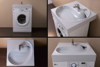 Раковина Stella Polar Бьянка 60 SP-00000797 на стиральную машину Белая