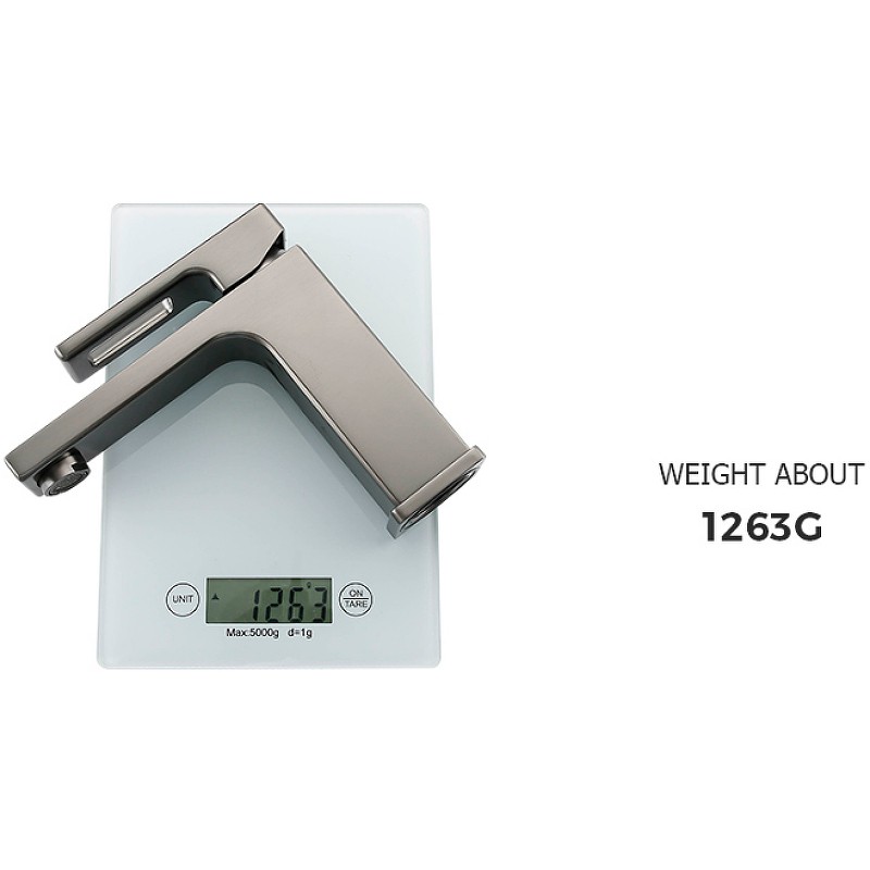 Смеситель для раковины Gappo G17-9 G1017-9 Оружейная сталь латунь