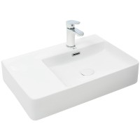 Раковина WeltWasser Elbach 2223 R 60 10000004572 Белый глянец фаянс накладная