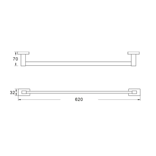 Полотенцедержатель Shevanik SG56C SG5617C цвет Белый