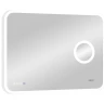 Зеркало Reflexion Point 800х700 RF4513PT с подсветкой с сенсорным выключателем, диммером и часами
