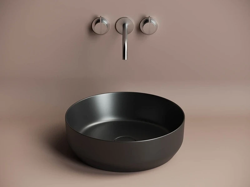 Раковина-чаша Ceramicanova Element 39 CN6022MB Черная матовая фарфор накладная
