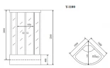 Душевая кабина Timo Standart 100x100 T-1100 с гидромассажем