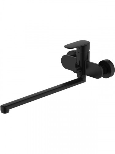 Смеситель для ванны Aquatek Ника AQ1833MB универсальный цвет Черный матовый