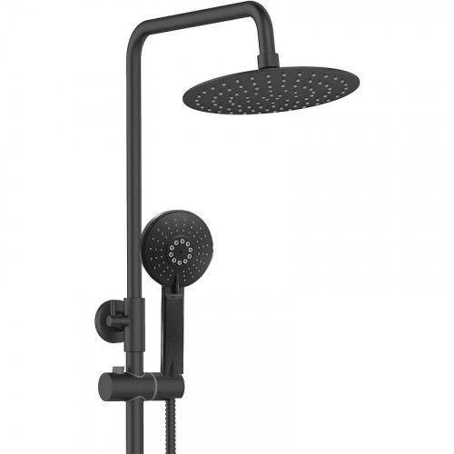 Душевая система Agger Brilliant A0393344 Черная матовая латунь на стену
