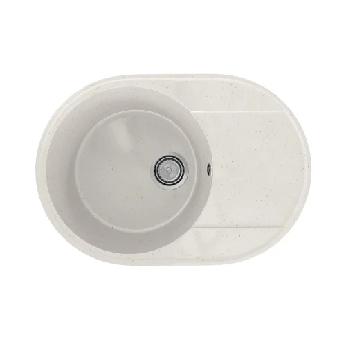 Кухонная мойка Practik 61 PR-M-610-001 цвет Белый