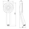 Ручной душ Iddis Optima Home OPH1FB9i18 Черный матовый
