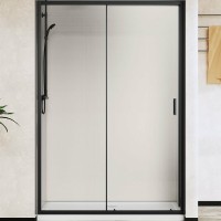 Душевая дверь Vincea City 120 VDS-5CT120CLB профиль Черный стекло прозрачное