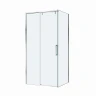 Душевой уголок BelBagno Soft Close-1 100x80 SOFT_CLOSE-1-AH-1-100/80-C-Cr профиль Хром стекло прозрачное